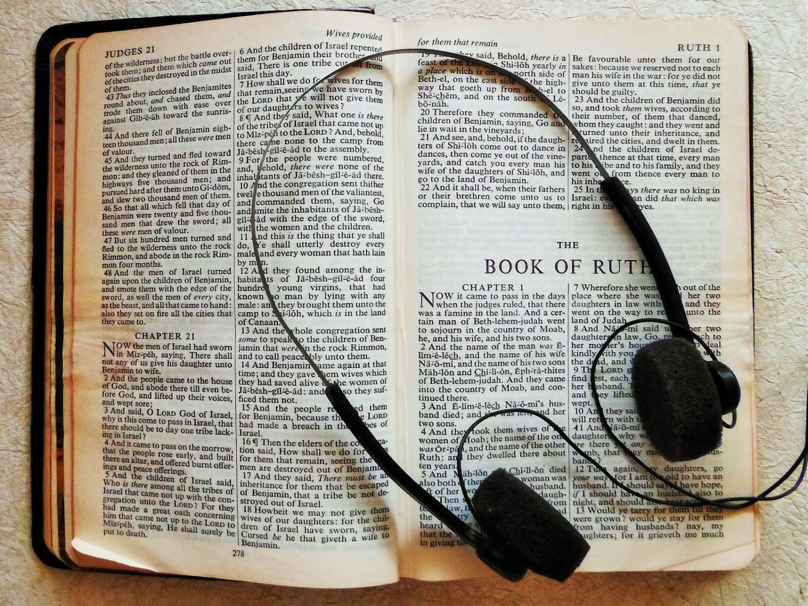 He who has earbuds, let him hear: audio Bibles on the rise