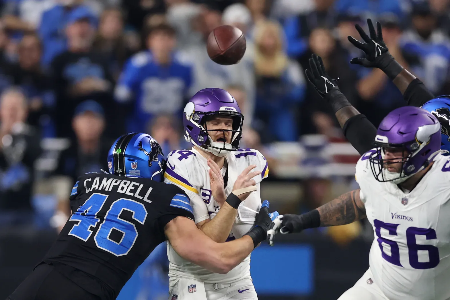 Vikings fall flat on their faces in 31-9 loss to Lions in primetime Vikings fall flat on their faces in 31-9 loss to Lions in primetime