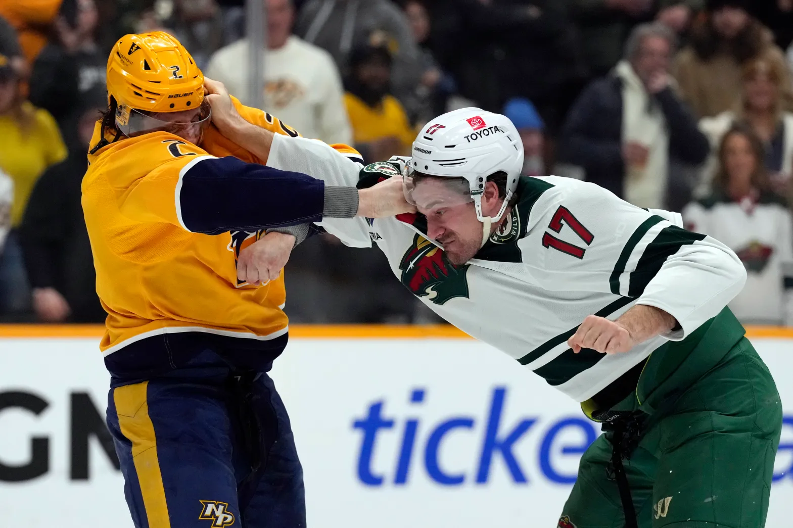 Another early lead fades in Nashville as Wild lose third in a row