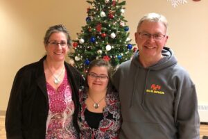 Scott Schara with his daughter, Grace, and wife, Cindy. (Courtesy photo)