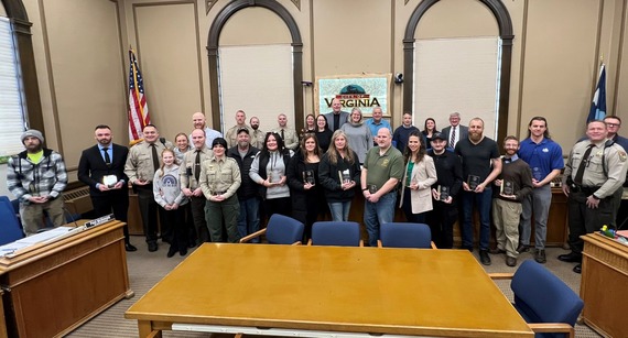 The St. Louis County Sheriff's Office and County Board honored 24 individuals with 911 Lifesaver Awards for their involvement in nine separate incidents.