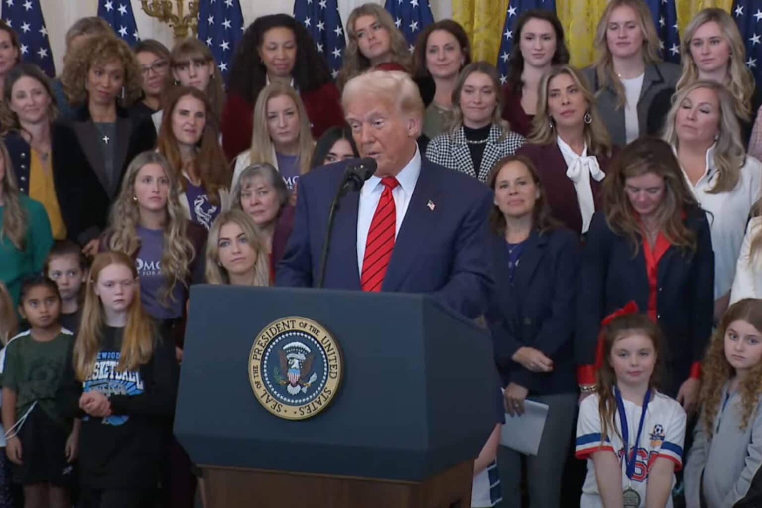 ‘The war on women’s sports is over’: Trump bans males in female athletics