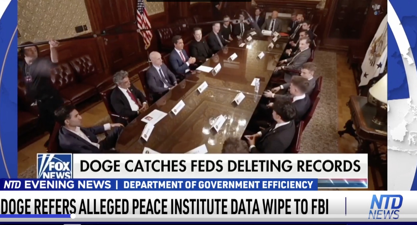 DOGE refers Peace Institute data wipe to DOJ DOGE refers Peace Institute data wipe to DOJ